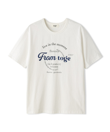 TOGE（トジ）の「Toje Graphic T-Shirt (Ivory)（Tシャツ/カットソー）」
