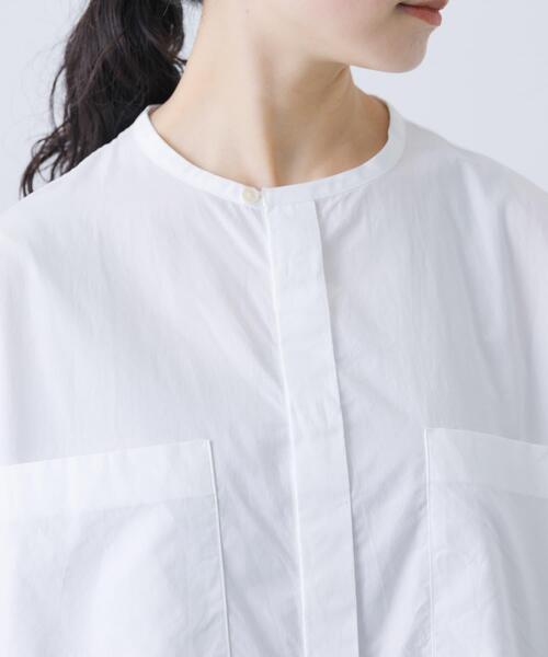 かぐれ（カグレ）の「コットンダブルポケットワイドシャツ（シャツ