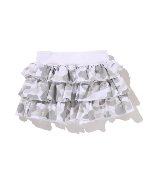 COLOR CAMO RUFFLE SWEAT SKIRT（スカート）｜A BATHING APE（ア