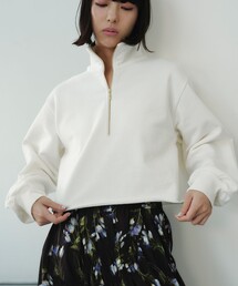 EMMEL REFINES | ＜EMMEL REFINES＞EM ウラケ ハーフジップ プルオーバー(スウェット)