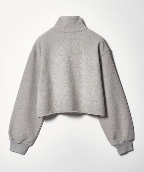 EMMEL REFINES（エメルリファインズ）の「＜EMMEL REFINES＞EM ウラケ ハーフジップ プルオーバー（スウェット・レディース・グレー/ホワイト/ピンク・FREE）」の17枚目の写真