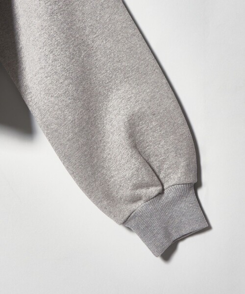 EMMEL REFINES（エメルリファインズ）の「＜EMMEL REFINES＞EM ウラケ ハーフジップ プルオーバー（スウェット・レディース・グレー/ホワイト/ピンク・FREE）」の19枚目の写真