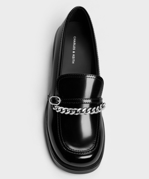 CHARLES & KEITH(チャールズ & キース)の「Georgie ジョージ チェーンローファー(ローファー・レディース・ブラック系その他7/ダークブラウン・25cm/24.5cm/22.5cm/23.5cm/23cm/25.5cm)」の11枚目の写真