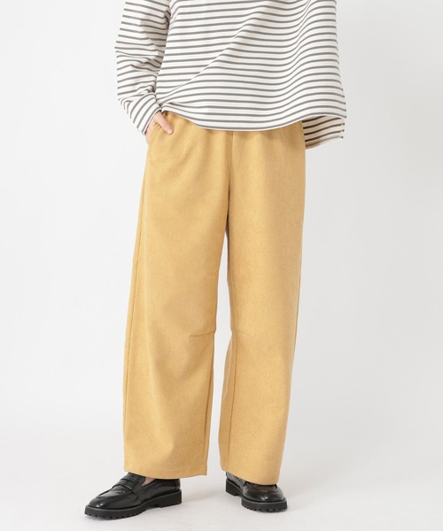 studio CLIP（スタディオクリップ）の「ボンディングカーブパンツ（その他パンツ・レディース・チャコール/ベージュ/ネイビー/ライトグレー・FREE）」の13枚目の写真