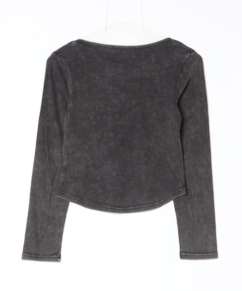 .KOM（ドットコム）の「『.KOM/ドットケーオーエム』切り替えスピンドル LS【Y】【CN】（Tシャツ/カットソー・レディース・チャコール・FREE）」の6枚目の写真