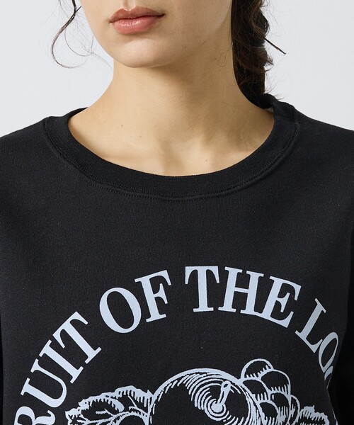 FRUIT OF THE LOOM(フルーツオブザルーム)の「【MOANDMO CLOHING × FRUIT OF THE LOOM】CREW SWEAT/限定コラボレーションクルースウェット/ユニセックス(スウェット・メンズ・ネイビー/グレー/ブラック・M/L/XL)」の12枚目の写真
