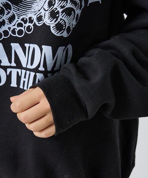FRUIT OF THE LOOM(フルーツオブザルーム)の「【MOANDMO CLOHING × FRUIT OF THE LOOM】CREW SWEAT/限定コラボレーションクルースウェット/ユニセックス(スウェット・メンズ・ネイビー/グレー/ブラック・M/L/XL)」の13枚目の写真