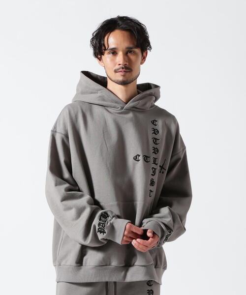 ROYAL FLASH（ロイヤルフラッシュ）の「CTLS/シーティーエルエス/別注EMBROIDERY HOODIE（パーカー・メンズ・ブラック/ブラウン/グレー・0/1/2）」の2枚目の写真