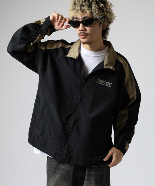 JUNGLE STORM ウェーブ切替ナイロンブルゾン（ナイロンジャケット