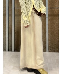 MEDI GRADATION KASURI KNIT FLARE SKIRT（スカート）｜Ameri（アメリ