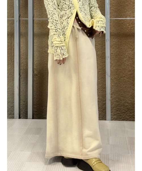 ELCHELE(エルチェレ)の「BLEACH DYE STRAIGHT SKIRT(スカート・レディース・グレー/ブラック/ベージュ・36/38)」の1枚目の写真
