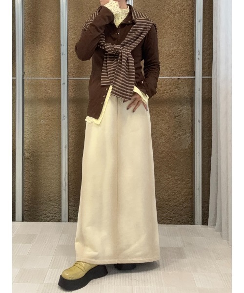 ELCHELE(エルチェレ)の「BLEACH DYE STRAIGHT SKIRT(スカート・レディース・グレー/ブラック/ベージュ・36/38)」の13枚目の写真