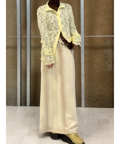 ELCHELE(エルチェレ)の「BLEACH DYE STRAIGHT SKIRT(スカート・レディース・グレー/ブラック/ベージュ・36/38)」の15枚目の写真