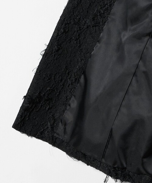 H　BEAUTY&YOUTH UNITED ARROWS（エイチビューティーアンドユースユナイテッドアローズ）の「＜H＞ジャカード ボクシー ブルゾン（その他アウター・レディース・ブラック/オフホワイト・S/M）」の16枚目の写真