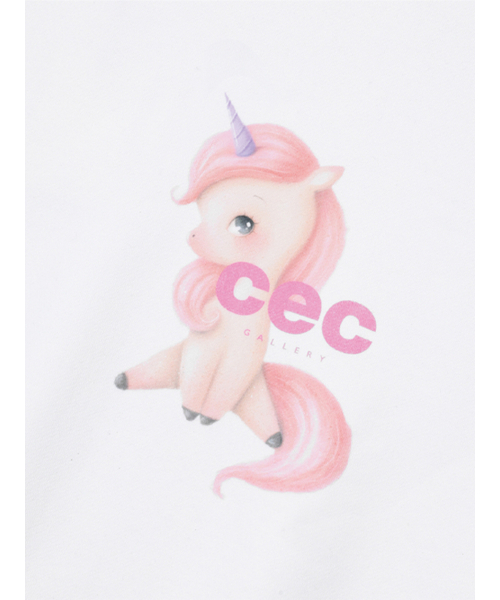 chancechance（チャンスチャンス）の「CEC GRAPHIC LOGO スウェットシャツ(ホワイト/裏起毛)（スウェット・レディース・その他・SMALL/MEDIUM）」の3枚目の写真