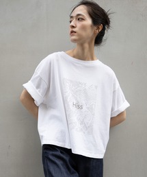 Munich | コットンジャージパイソン柄プリントTシャツ(Tシャツ/カットソー)