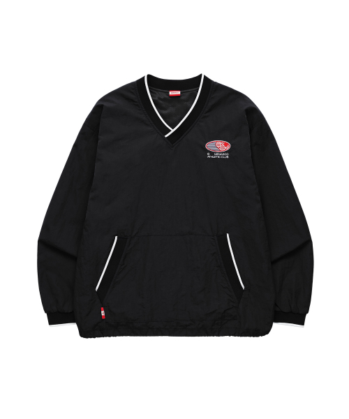 MENASOO(ミナス)の「HEARTTRACK VNECK NYLON ANORAK JACKET_BLACK(ナイロンジャケット・レディース・ブラック・F)」の9枚目の写真