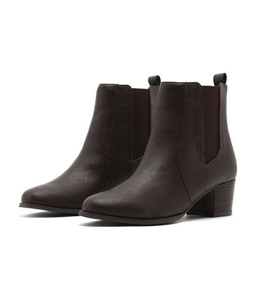 LE TALON（ルタロン）の「5.5CMサイドゴアショート◆（ブーツ・レディース・ブラック/ブラウン/ウッド・35.5/37.5/36.5/38）」の3枚目の写真