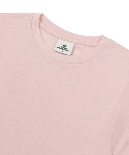 SUNDAY FRUIT MARKET(サンデーフルーツマーケット)の「W) SUNDAY SOFT TEE PINK(Tシャツ/カットソー・レディース・その他・ONE SIZE)」の3枚目の写真