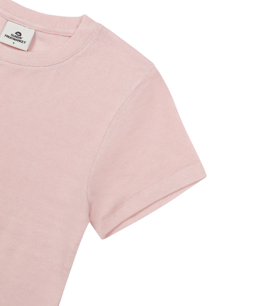 SUNDAY FRUIT MARKET(サンデーフルーツマーケット)の「W) SUNDAY SOFT TEE PINK(Tシャツ/カットソー・レディース・その他・ONE SIZE)」の4枚目の写真