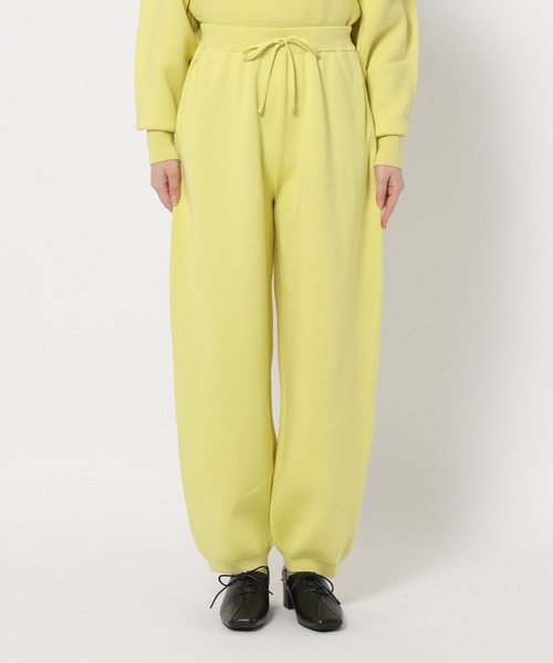 mysty woman（ミスティウーマン）の「スウェットライクニットパンツ 644152（その他パンツ・レディース・ネイビー/イエロー/アイボリー・FREE）」の19枚目の写真