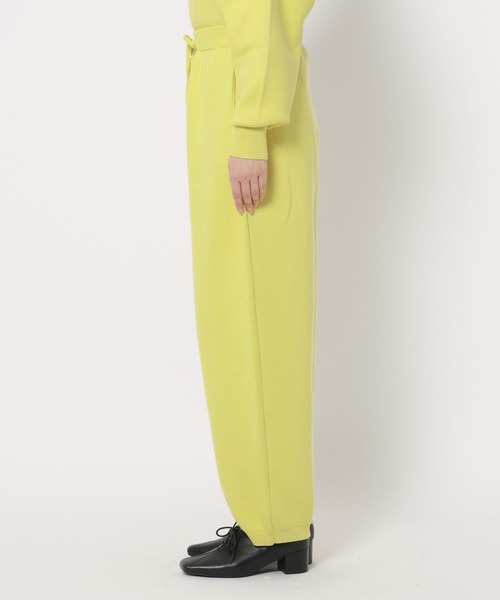 mysty woman（ミスティウーマン）の「スウェットライクニットパンツ 644152（その他パンツ・レディース・ネイビー/イエロー/アイボリー・FREE）」の20枚目の写真