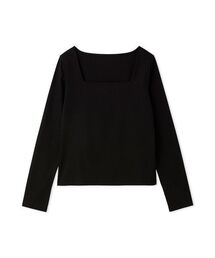 FRAY I.D | スクエアネックTシャツ／接触冷感・防シワ(Tシャツ/カットソー)