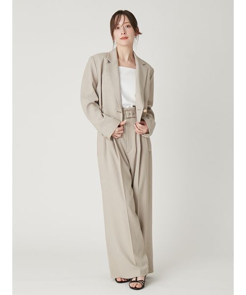 FRAY I.D（フレイアイディー）の「スクエアネックTシャツ／接触冷感・防シワ（Tシャツ/カットソー・レディース・ホワイト/ネイビー/イエロー/ブラック・F）」の15枚目の写真