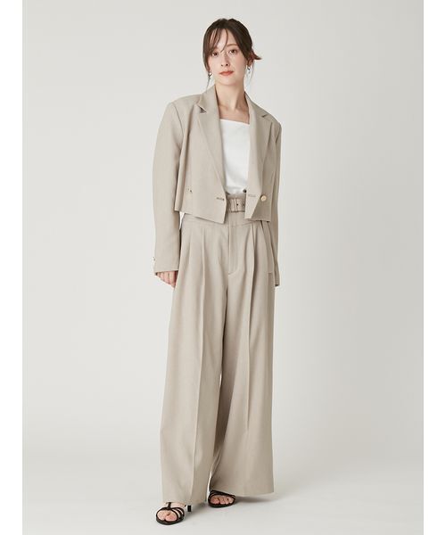 FRAY I.D（フレイアイディー）の「スクエアネックTシャツ／接触冷感・防シワ（Tシャツ/カットソー・レディース・ホワイト/ネイビー/イエロー/ブラック・F）」の16枚目の写真