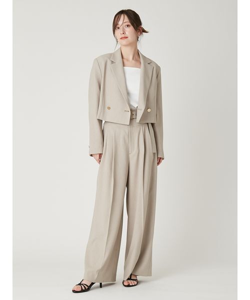 FRAY I.D（フレイアイディー）の「スクエアネックTシャツ／接触冷感・防シワ（Tシャツ/カットソー・レディース・ホワイト/ネイビー/イエロー/ブラック・F）」の17枚目の写真