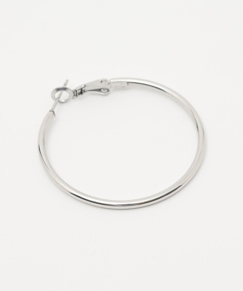 CITEN（シテン）の「＜CITEN＞ステンレスフープピアス（ピアス（両耳用）・レディース・シルバー/ゴールド・FREE）」の5枚目の写真