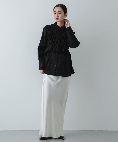 SENSE OF PLACE by URBAN RESEARCH（センスオブプレイスバイアーバンリサーチ）の「『抗菌』ポインテッドフラットパンプス（パンプス・レディース・ブラック/アイボリー・MEDIUM/SMALL/LARGE）」の15枚目の写真