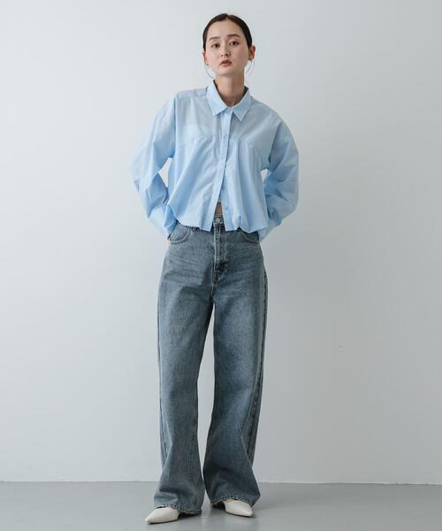 SENSE OF PLACE by URBAN RESEARCH（センスオブプレイスバイアーバンリサーチ）の「『抗菌』ポインテッドフラットパンプス（パンプス・レディース・ブラック/アイボリー・MEDIUM/SMALL/LARGE）」の10枚目の写真