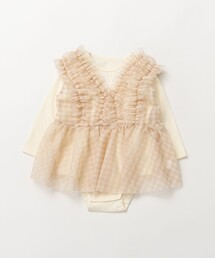 BRANSHES | 【おそろい】チュールベストカバーオールセット(ロンパース)