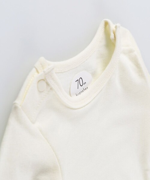 BRANSHES（ブランシェス）の「【おそろい】チュールベストカバーオールセット（ロンパース・キッズ・ブラック/アイボリー・80/70）」の17枚目の写真