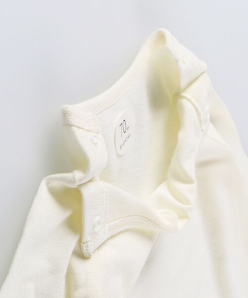 BRANSHES（ブランシェス）の「【おそろい】チュールベストカバーオールセット（ロンパース・キッズ・ブラック/アイボリー・80/70）」の18枚目の写真