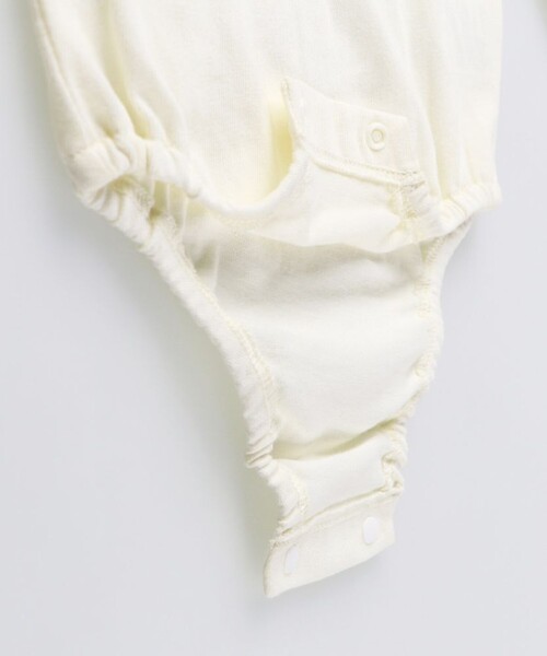 BRANSHES（ブランシェス）の「【おそろい】チュールベストカバーオールセット（ロンパース・キッズ・ブラック/アイボリー・80/70）」の19枚目の写真