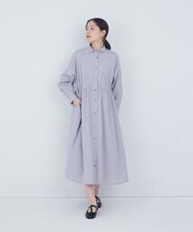 綿ポリエステルワンピース
