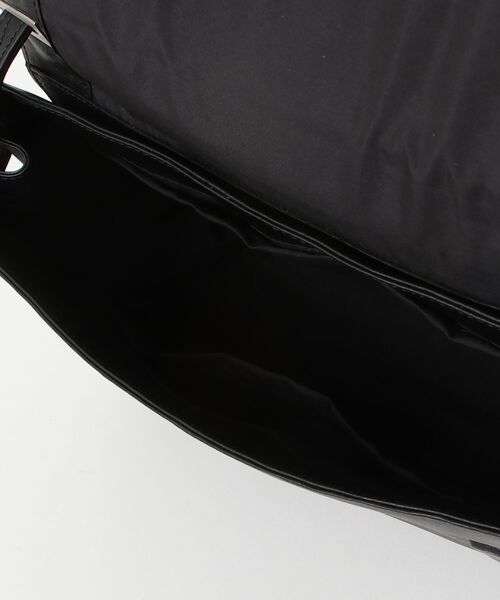 YArKA（ヤーカ）の「【YArKA/ヤーカ】real leather 2way retro bag [Alnitak9] / 2weyレトロデザインバッグ（ショルダーバッグ・メンズ・ブラック・FREE）」の14枚目の写真