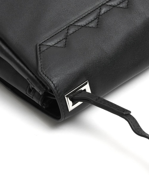 YArKA（ヤーカ）の「【YArKA/ヤーカ】real leather 2way retro bag [Alnitak9] / 2weyレトロデザインバッグ（ショルダーバッグ・メンズ・ブラック・FREE）」の21枚目の写真