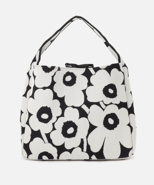 marimekko(マリメッコ)の「Unikko / Knitted Bag Large(ショルダーバッグ・レディース・ホワイト×ブラック・FREE)」の2枚目の写真