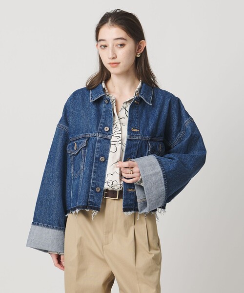 SACRA ボリュームスリーブ デニムジャケット SACRA＞ボリュームスリーブ デニムジャケット（デニムジャケット