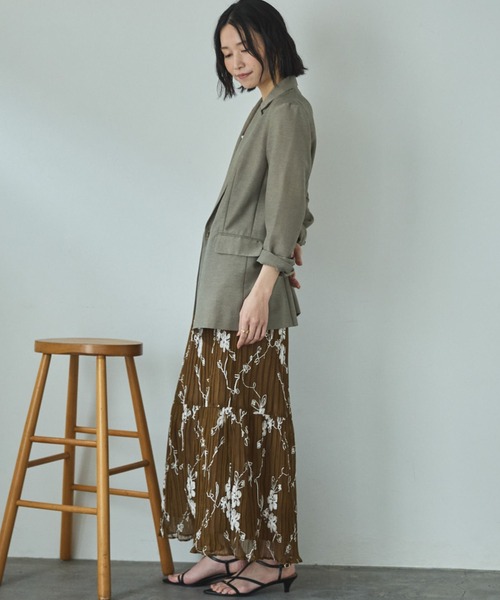 Doux archives(ドゥアルシーヴ)の「【26SS先行予約】シアーテーラードジャケット(テーラードジャケット・レディース・グレー/ブラック/ベージュ・FREE)」の21枚目の写真