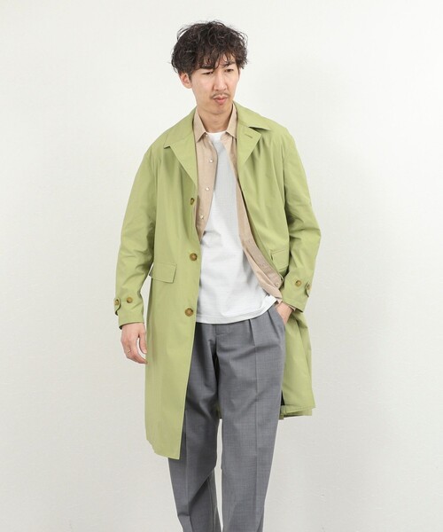 ビジカジ対応》【ダントツ撥水】ステンカラーコート 26SS