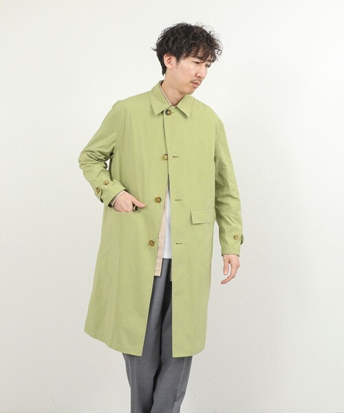 ビジカジ対応》【ダントツ撥水】ステンカラーコート 26SS