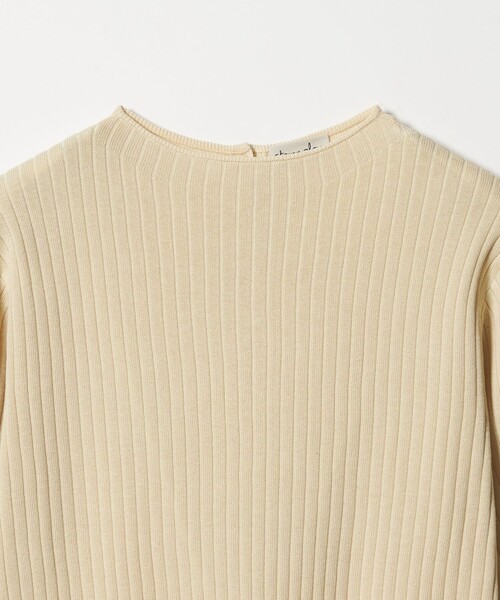 Steven Alan（スティーブンアラン）の「＜Steven Alan＞ボトルネック ハーフスリーブ ニット（ニット/セーター・レディース・オフホワイト/ナチュラル/ダークグレー・FREE）」の10枚目の写真