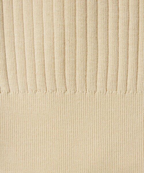 Steven Alan（スティーブンアラン）の「＜Steven Alan＞ボトルネック ハーフスリーブ ニット（ニット/セーター・レディース・オフホワイト/ナチュラル/ダークグレー・FREE）」の13枚目の写真