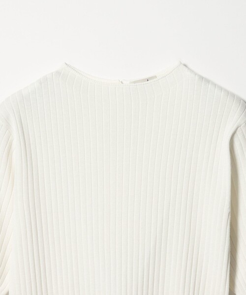 Steven Alan（スティーブンアラン）の「＜Steven Alan＞ボトルネック ハーフスリーブ ニット（ニット/セーター・レディース・オフホワイト/ナチュラル/ダークグレー・FREE）」の17枚目の写真