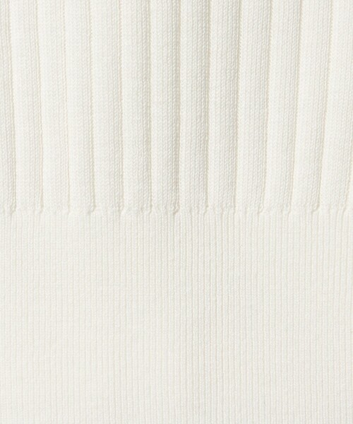 Steven Alan（スティーブンアラン）の「＜Steven Alan＞ボトルネック ハーフスリーブ ニット（ニット/セーター・レディース・オフホワイト/ナチュラル/ダークグレー・FREE）」の18枚目の写真