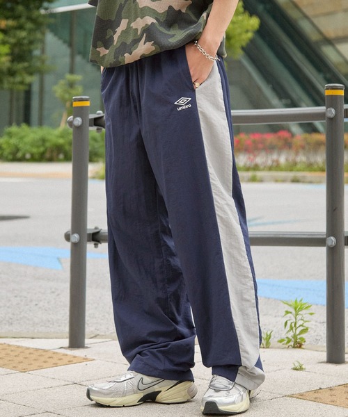 その他パンツ（ブルー・ネイビー/青色系・ライン柄）ファッション通販